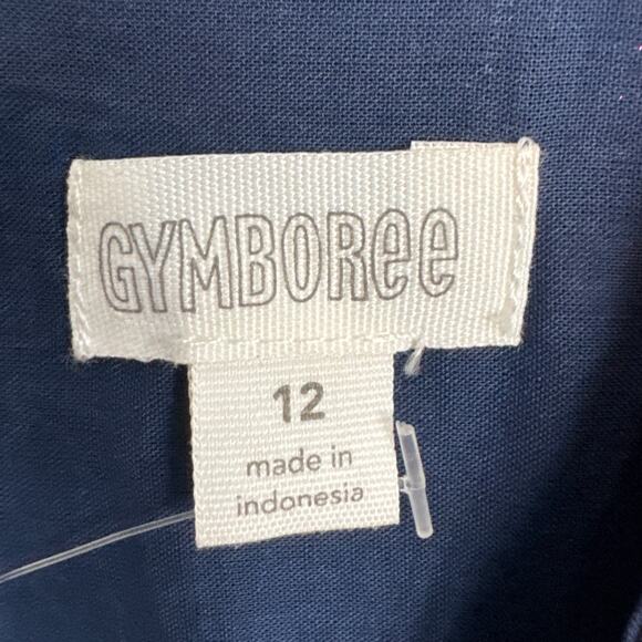 Gymboree Girls Party Dress Drop Waist Navy Pink Polka Dots Size 12 NWT - Picture 5 of 8